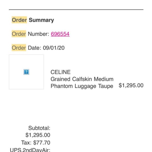 CELINE Grained Calfskin Medium Phantom Luggage Taupe - Picture 8 of 8